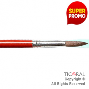 PINCEL DIBU S.30 N� 3 REDONDO M/C PONY X 6